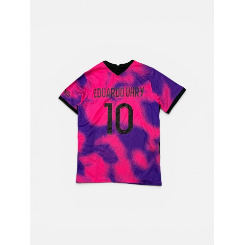 Jordan Paris Saint-Germain Eduardo Uhry 10 Ροζ–Μωβ Ποδοσφαιρική Φανέλα